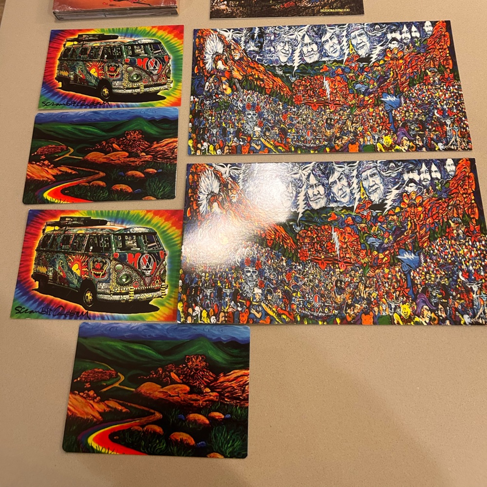 Grateful Dead x Scramble Campbell Postcard Collection • Red Rocks Inspired Art